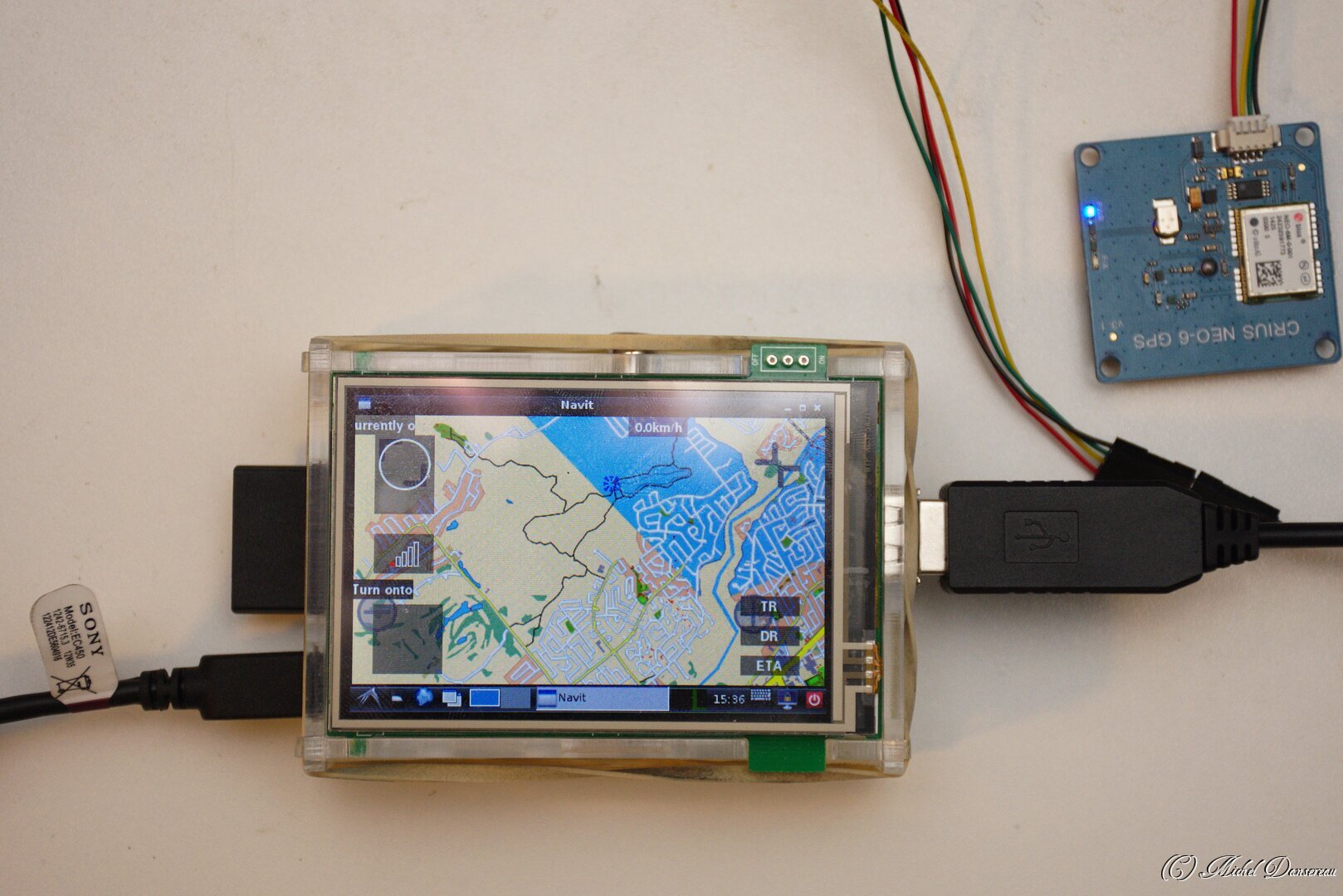Raspberry PI, a GPS car navigation system / /Misc/GpsPi